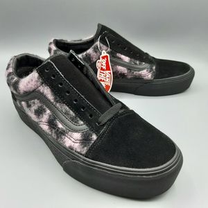 old skool platform leopard vans